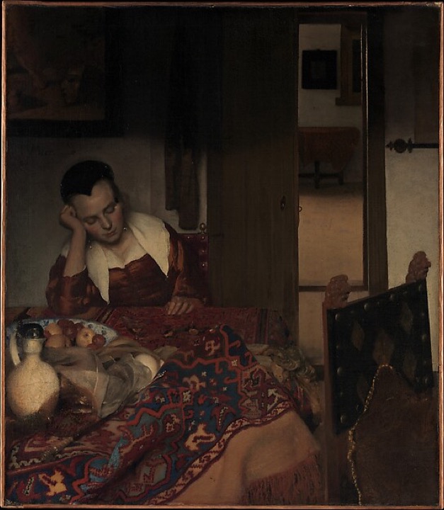 A Maid Asleep